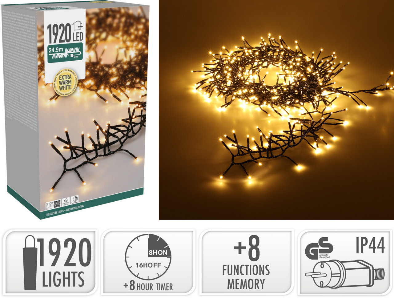 Řetěz LEd 1920l EWW 1 ks