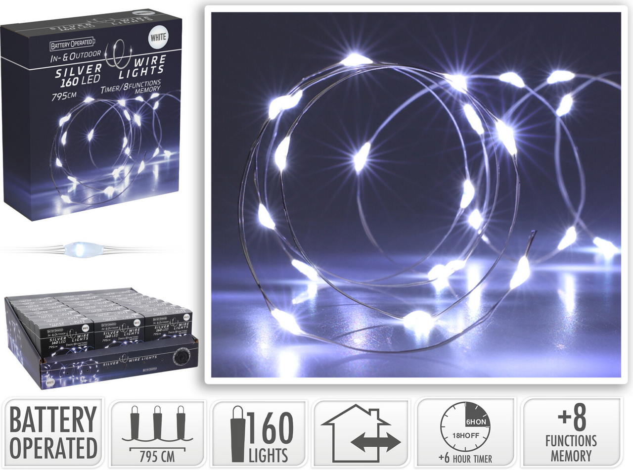 Drátek LED 160l IP44 IW 1 ks
