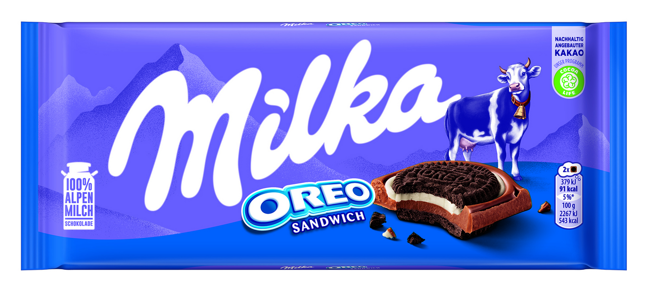 Milka Oreo Sandwich 92 g