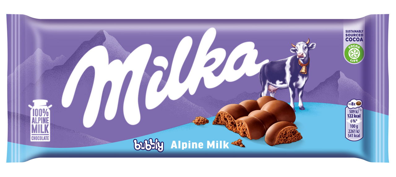 Milka Bubbly Milk 14 x 90 g