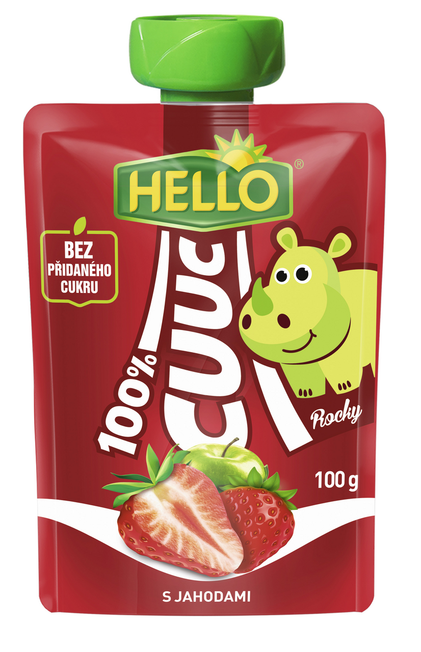 HELLO Cuuc jahoda 100 % 12 x 100 g