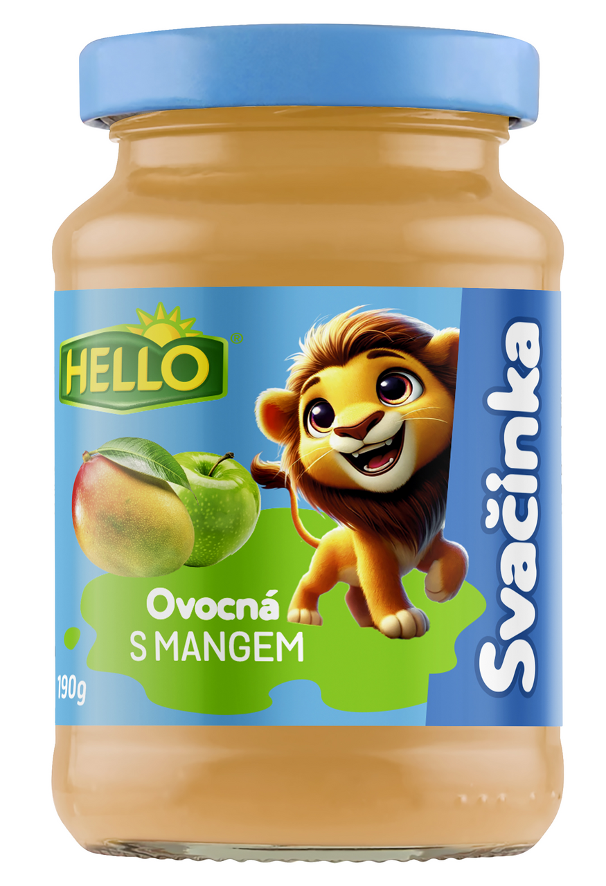 HELLO Svačinka mango 10 x 190 g sklo