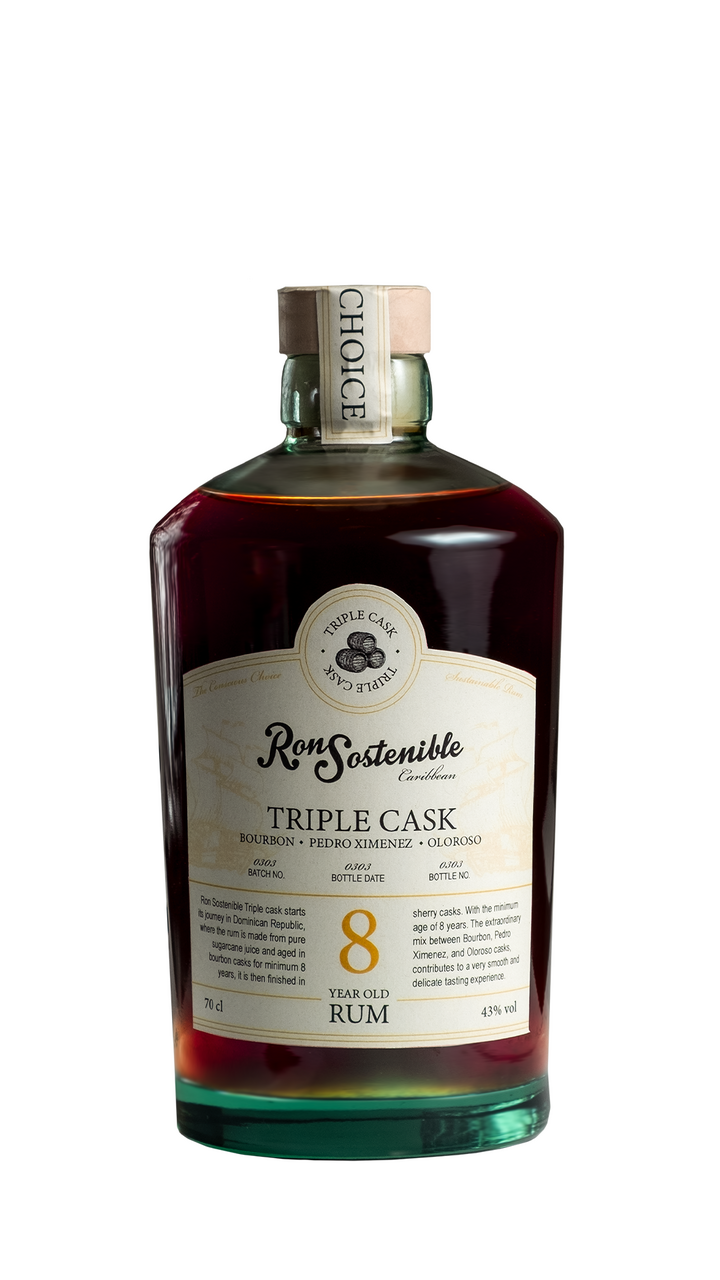 Ron Sostenible Triple Cask 40 % 700 ml
