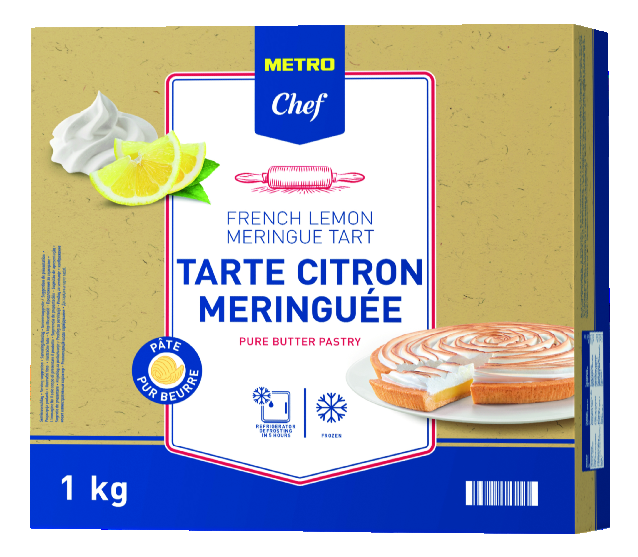 METRO Chef Pusinky/ citron koláč mraž. 1000 g