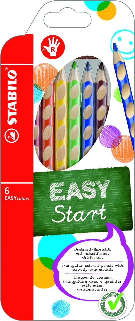 STABILO Easycolors R 6 ks