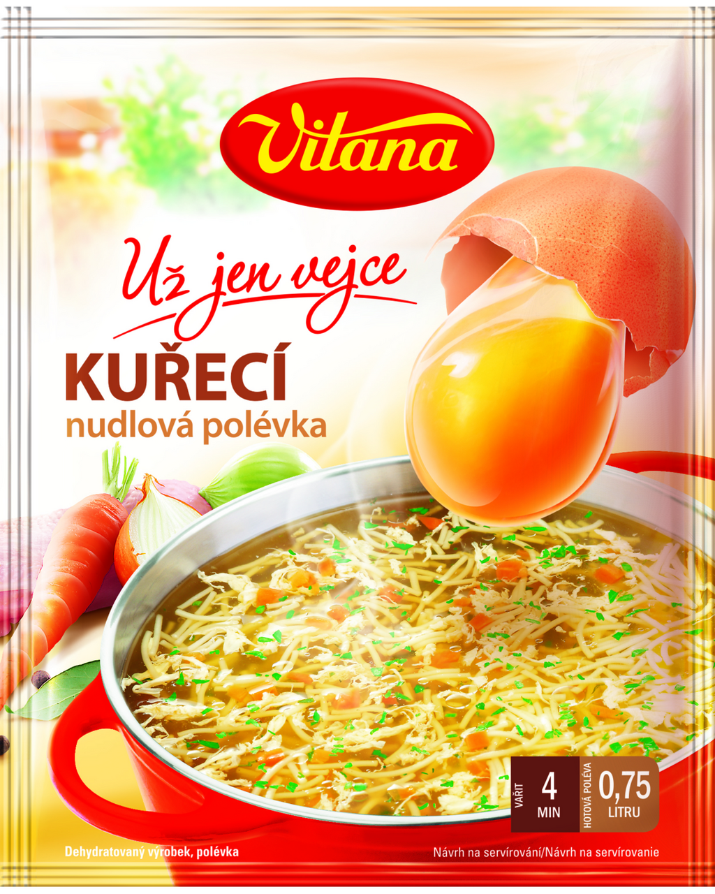 Vitana Už jen vejce Polévka kuřecí 38 g