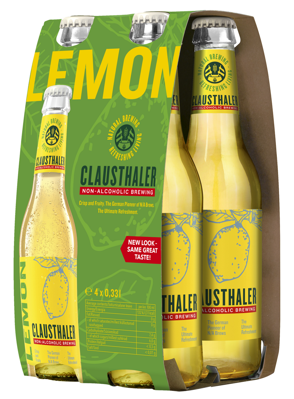 CLAUSTHALER Lemon 4 x 330 ml