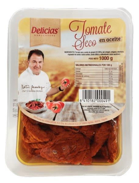 Delicias Rajčata sušená krájená 1000 g