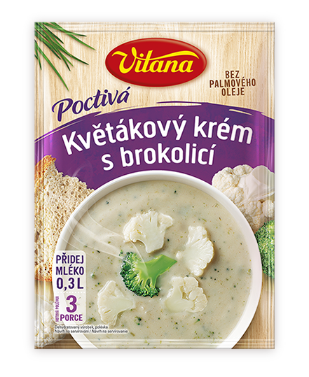 Vitana Poctivá Květákový krém s brokolicí 74 g