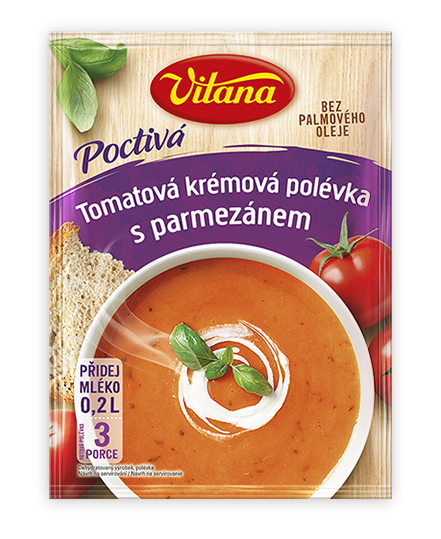 Vitana Poctivá Polévka tomatová krémová s parmezánem 77 g