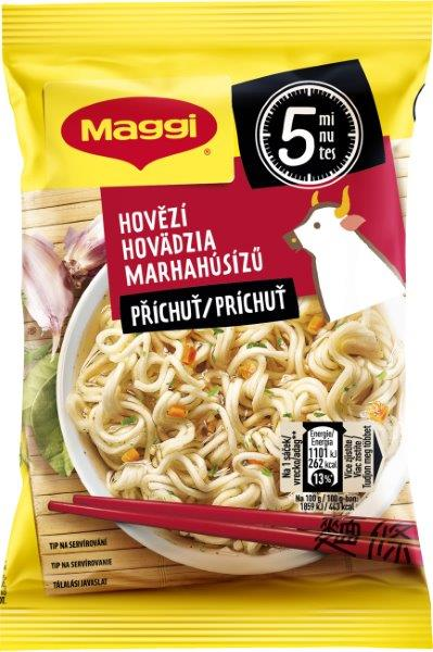 Maggi 5minut Cup nudle hovězí 59,2 g