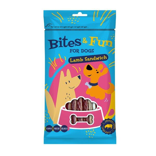 AKINU Bites & Fun jehněčí sendvič pro kočky 60 g