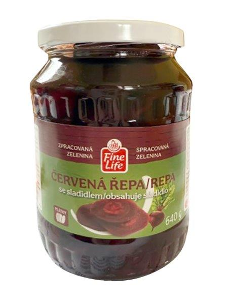 Fine Life Řepa červená plátky 640 g