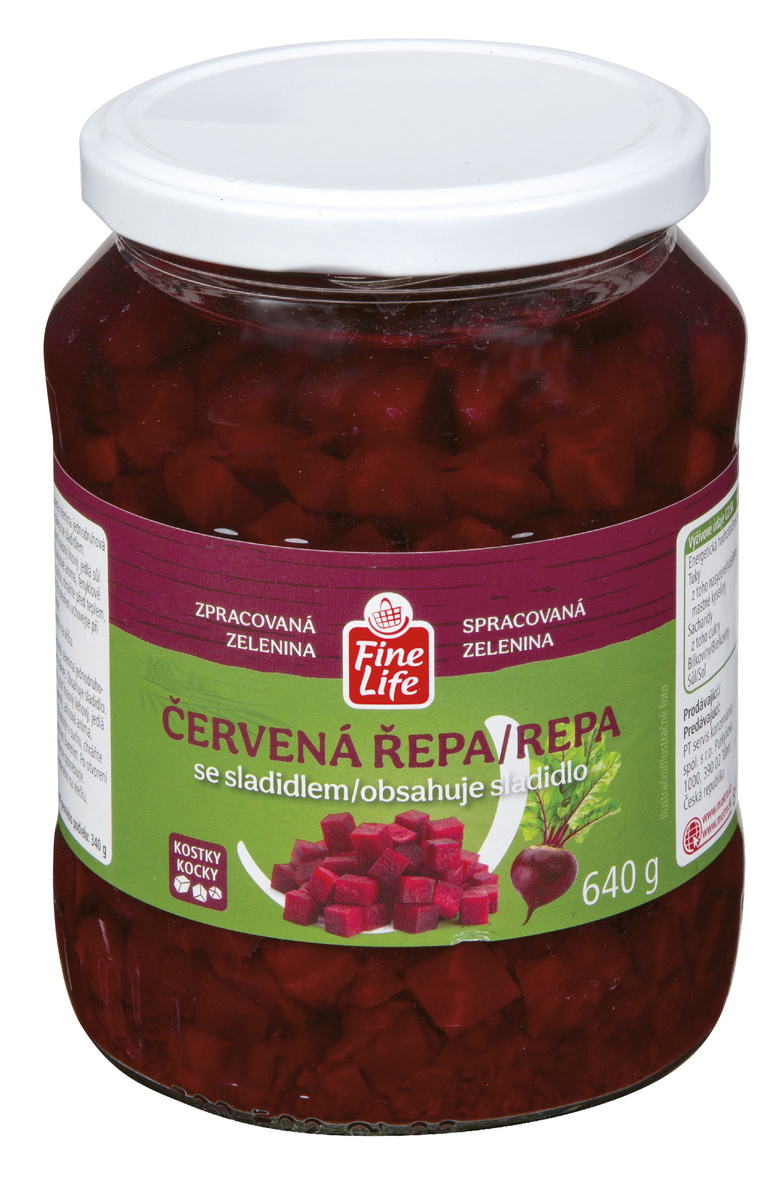 Fine Life Řepa červená kostky 4 x 640 g