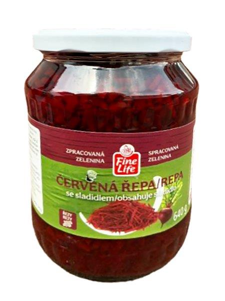 Fine Life Řepa červená řezy 640 g