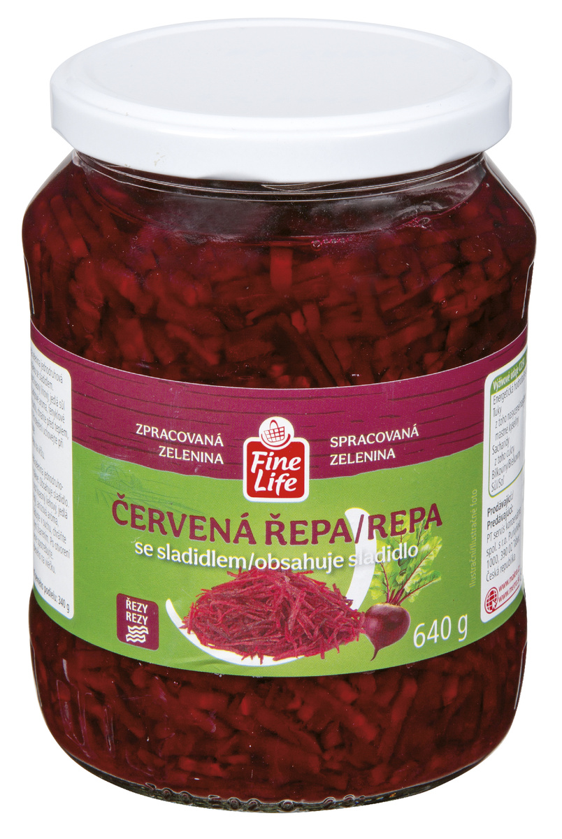 Fine Life Řepa červená řezy 4 x 640 g