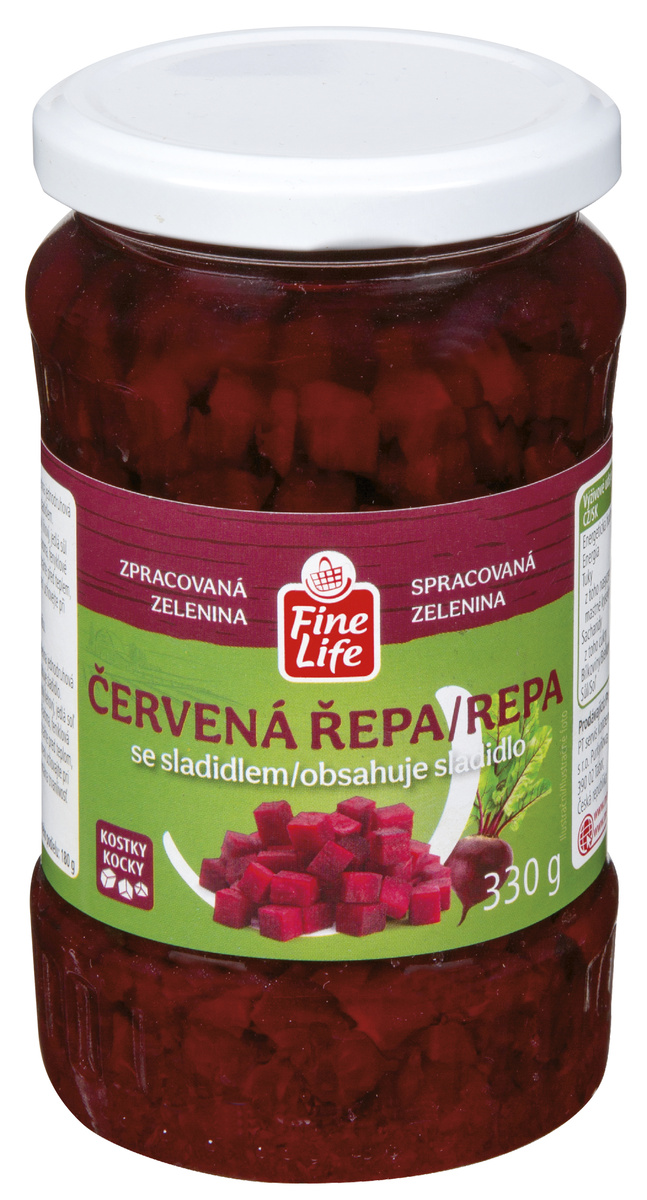 Fine Life Řepa červená kostky 6 x 330 g