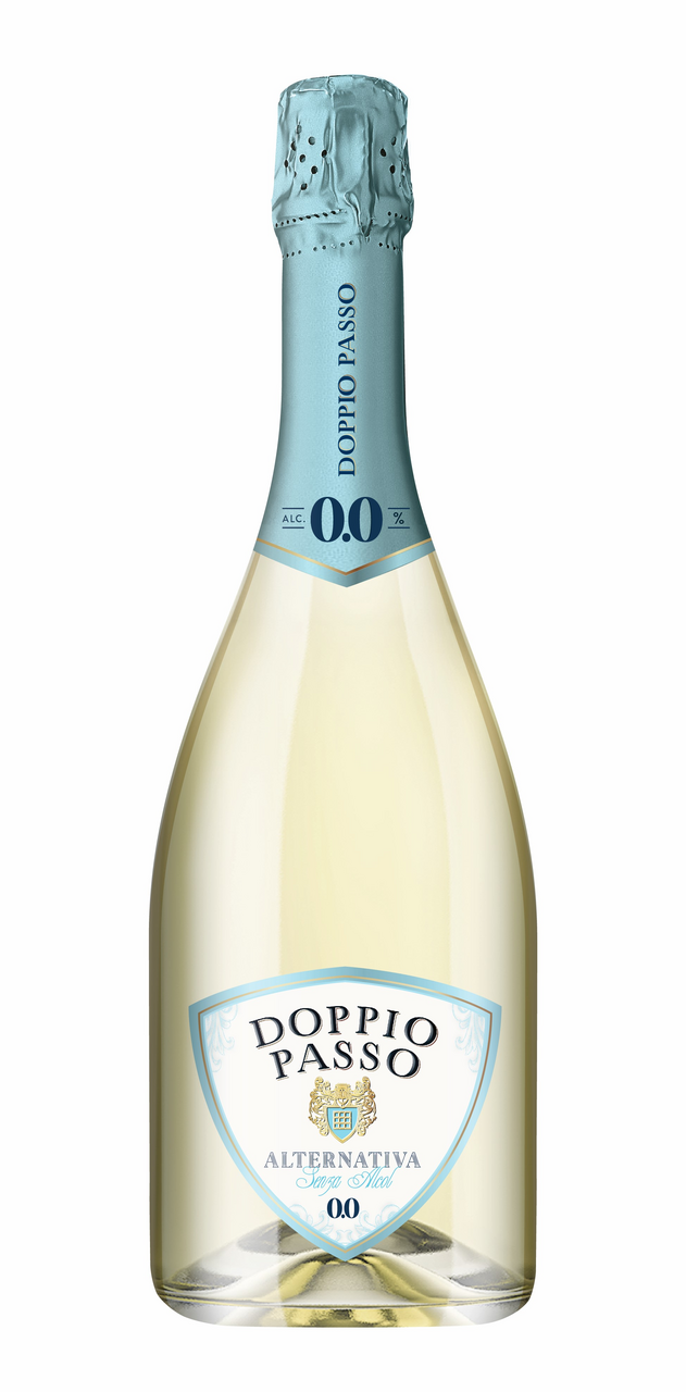 Doppio Passo Sparkling nealkoholické 6 x 750 ml