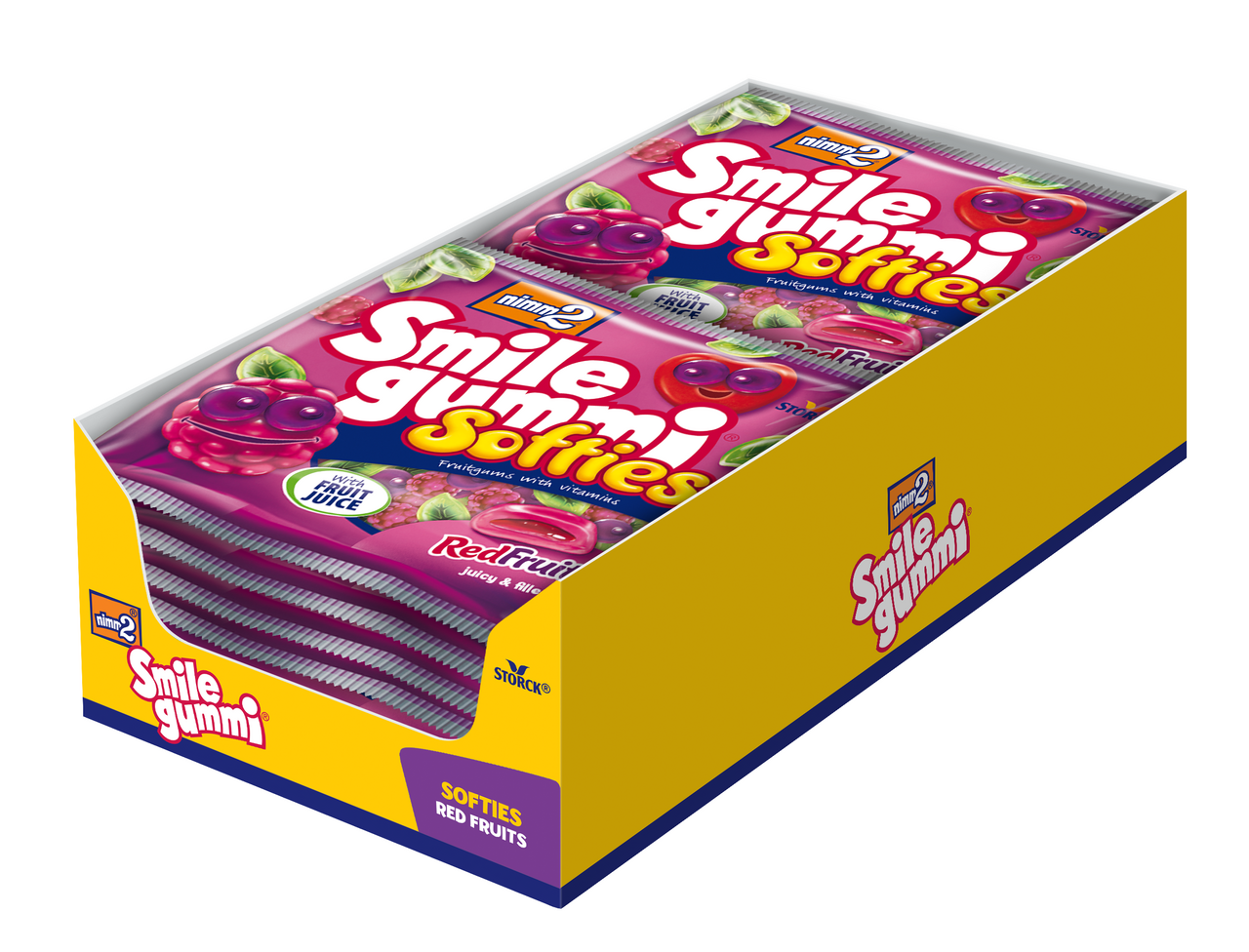 nimm2 Smilegummi Softies Red Fruit 28 x 90 g