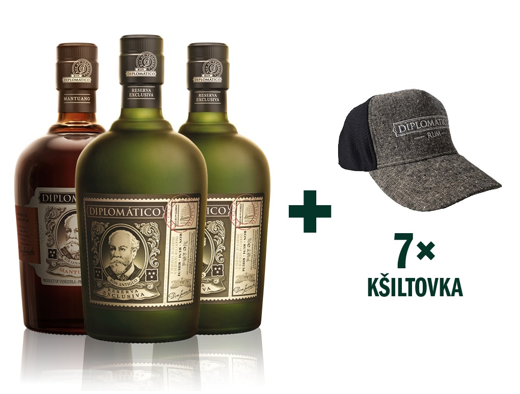 DIPLOMÁTICO Promo Set 40 % 3 x 700 ml