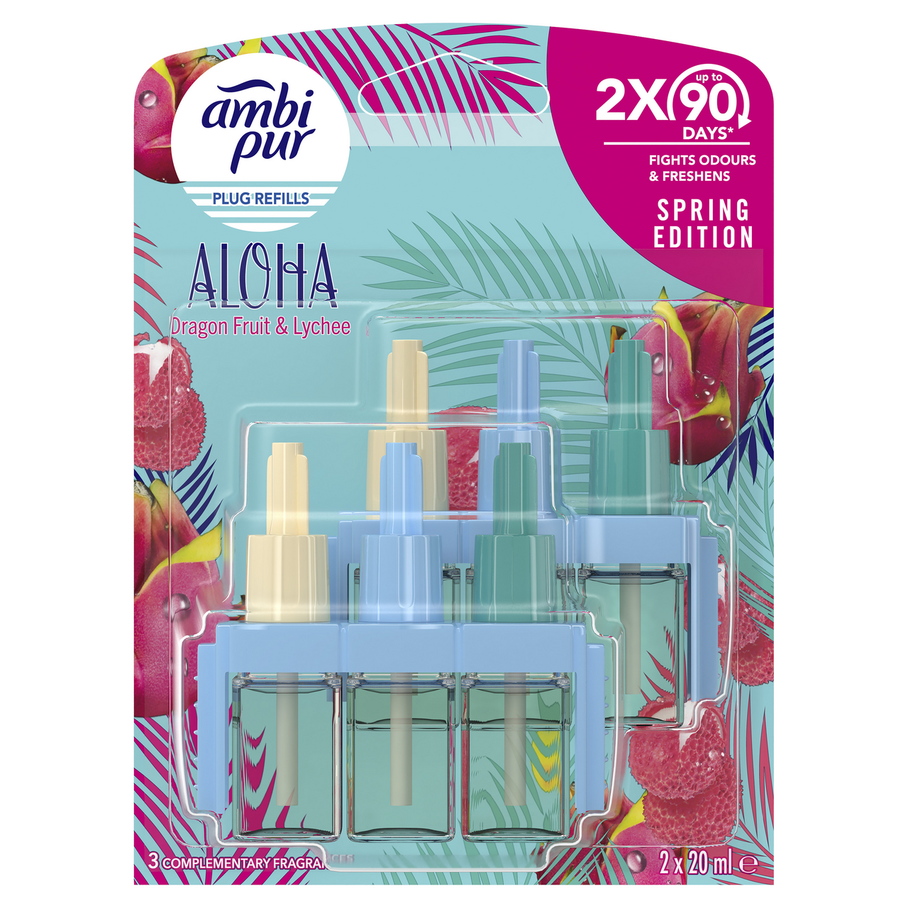 ambi pur 3vol Aloha náhradní náplň 2 x 20 ml