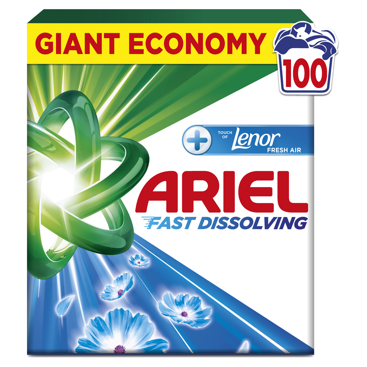 ARIEL Fresh Air prášek na praní (100 praní)