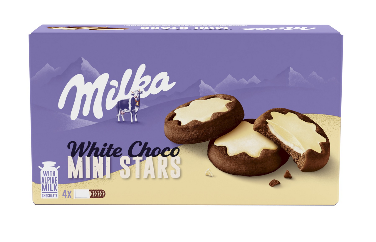 Milka White Mini Stars 150 g
