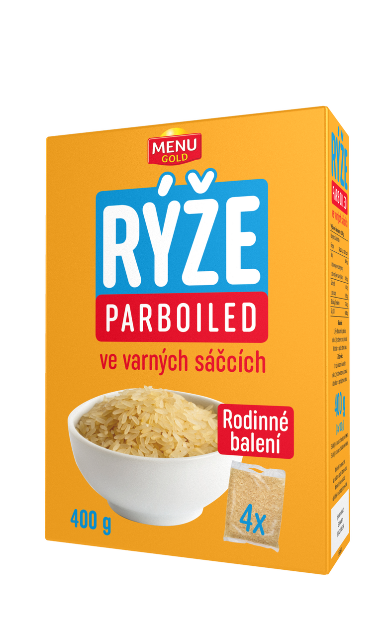 MENU GOLD Rýže Parboiled varné sáčky 400 g