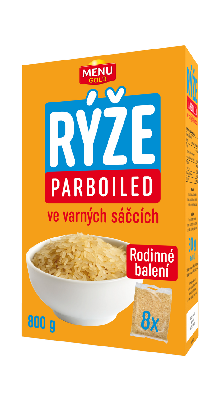 MENU GOLD Rýže Parboiled varné sáčky 800 g