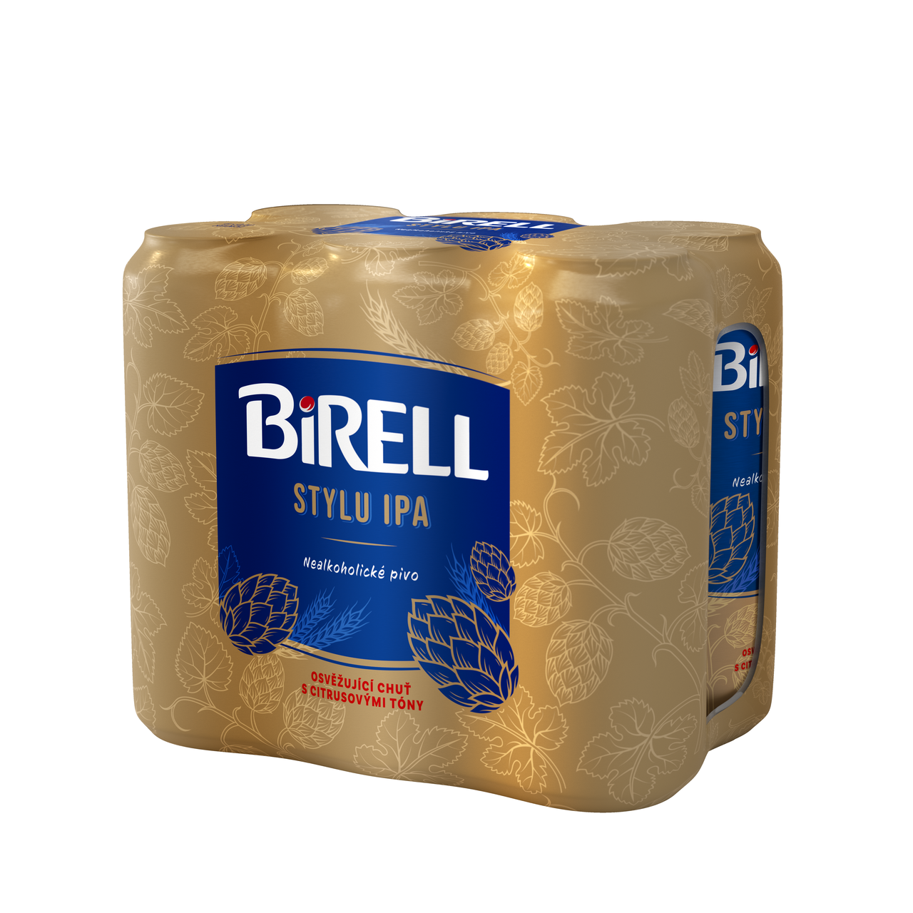 BIRELL IPA 6 x 500 ml plech