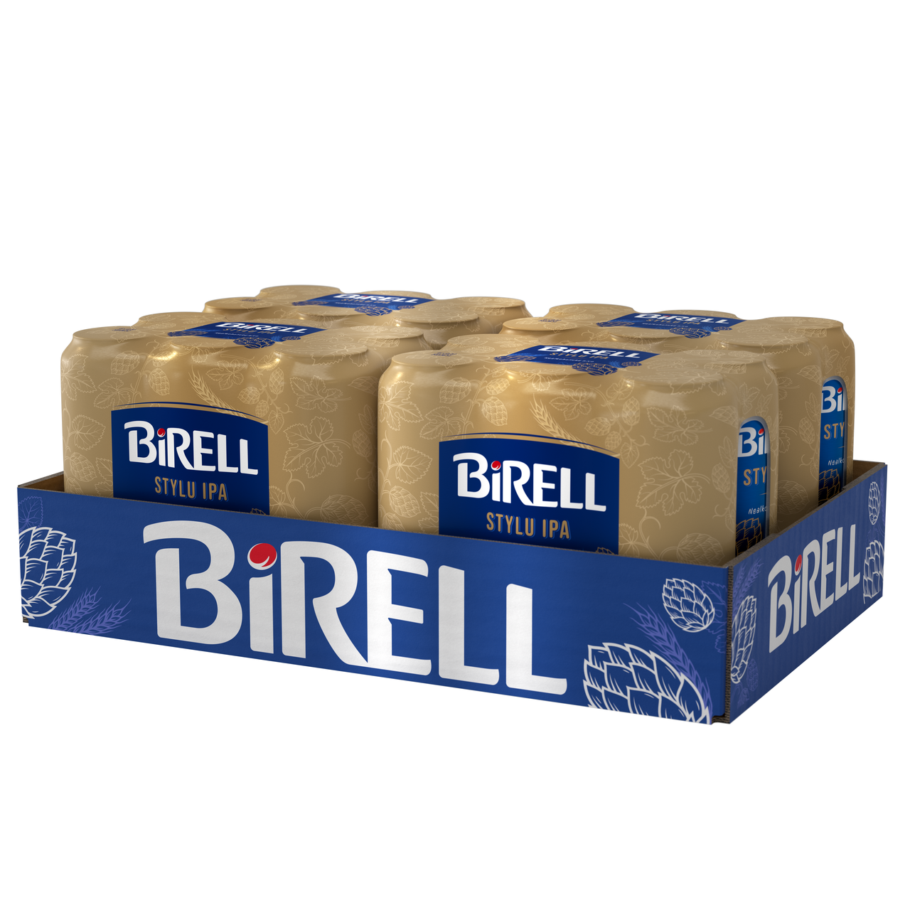 BIRELL IPA 24 x 500 ml plech