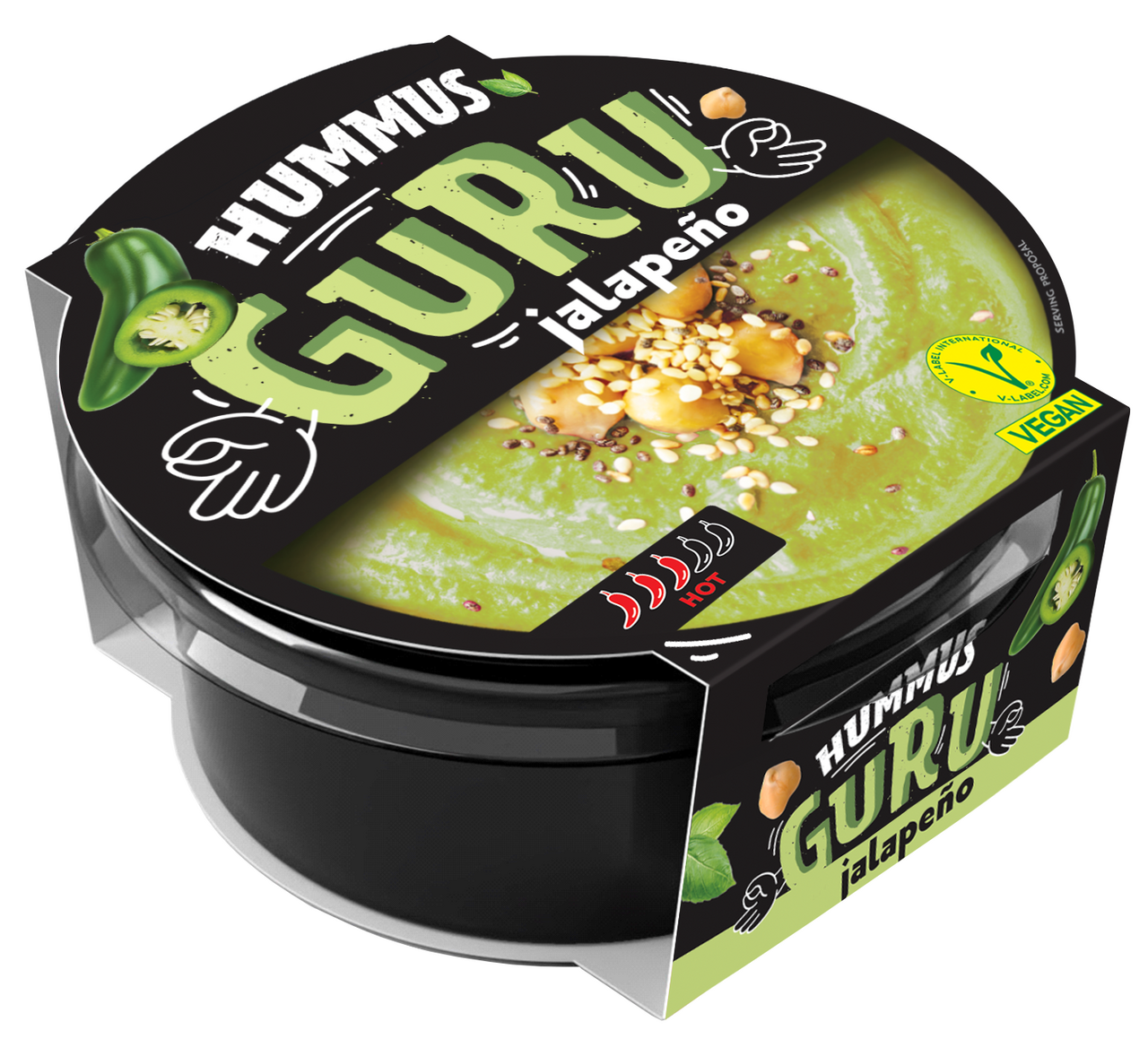 GURU Humus jalapeňo 180 g