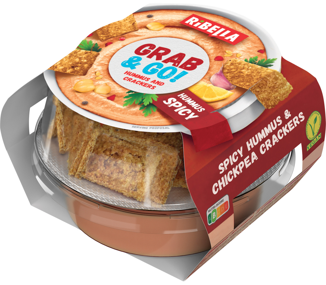 Ribella Grab & Go Hummus Spicy 130 g