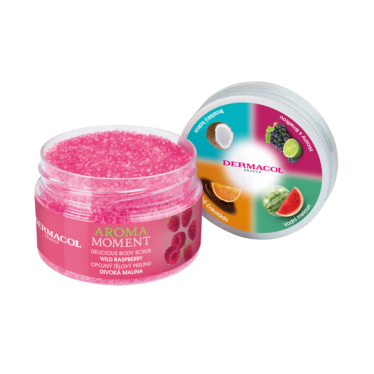 DERMACOL Aroma Moment Peeling malina 200 g