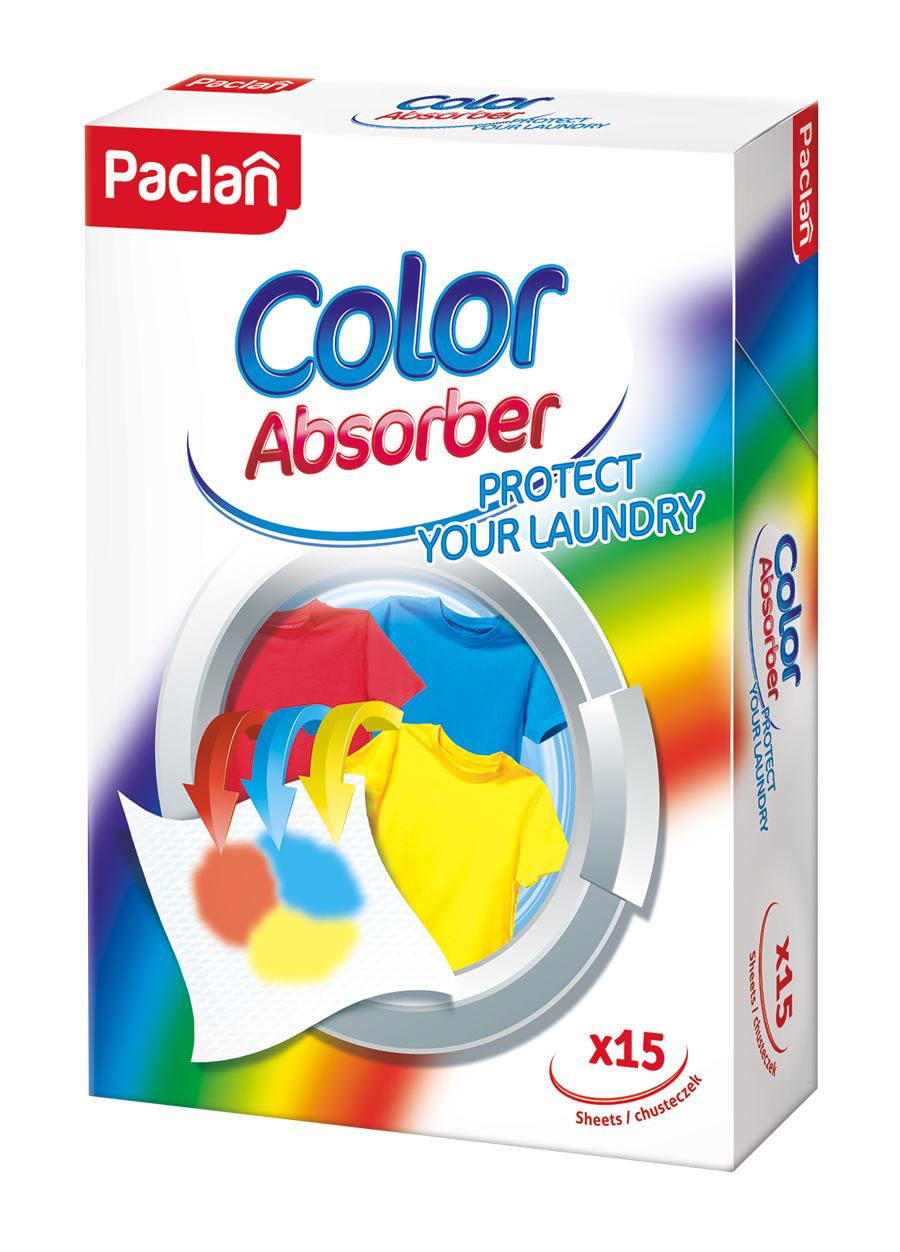 Paclan Color Absorber ubrousky proti zabarvení prádla 15 ks