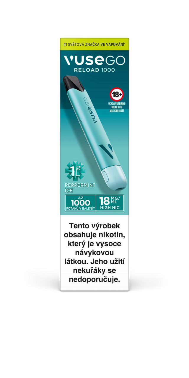 VUSE GO Sada Aqua Peppermint 18 mg kolek R bal. 6 ks