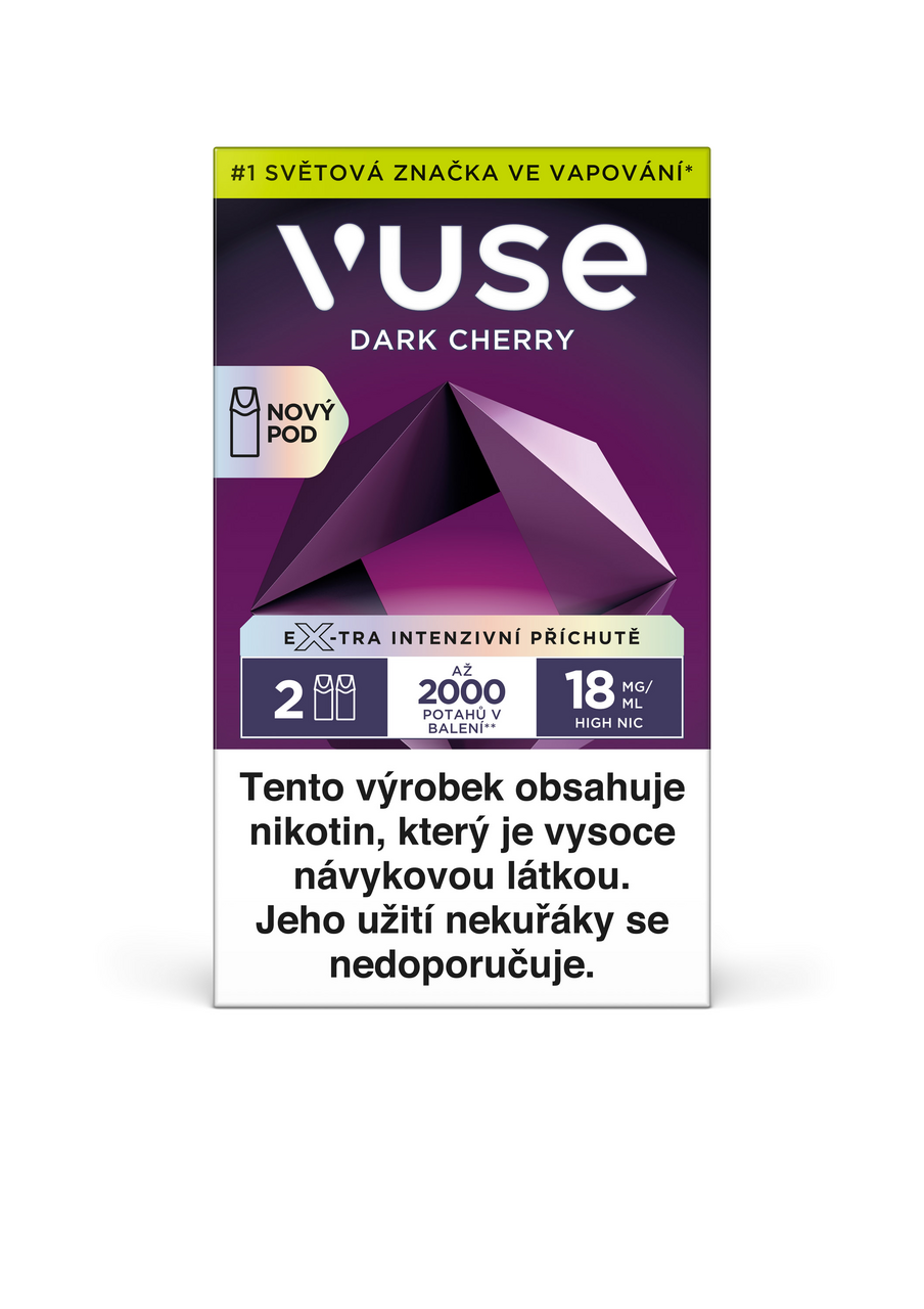 VUSE Pod Dark Cherry 18 mg kolek R bal. 1 ks