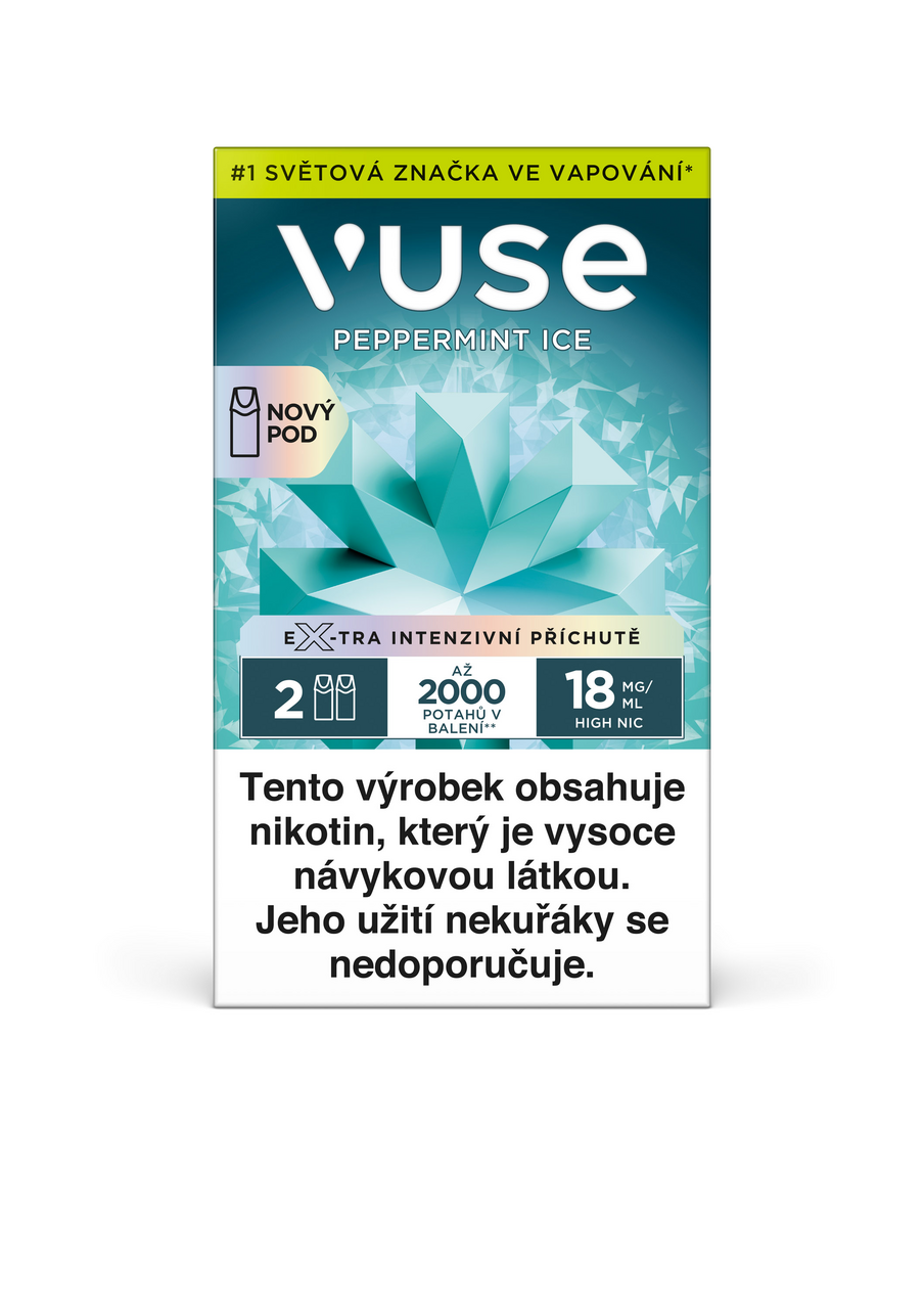 VUSE Pod Peppermint Ice 18 mg kolek R bal. 5 ks