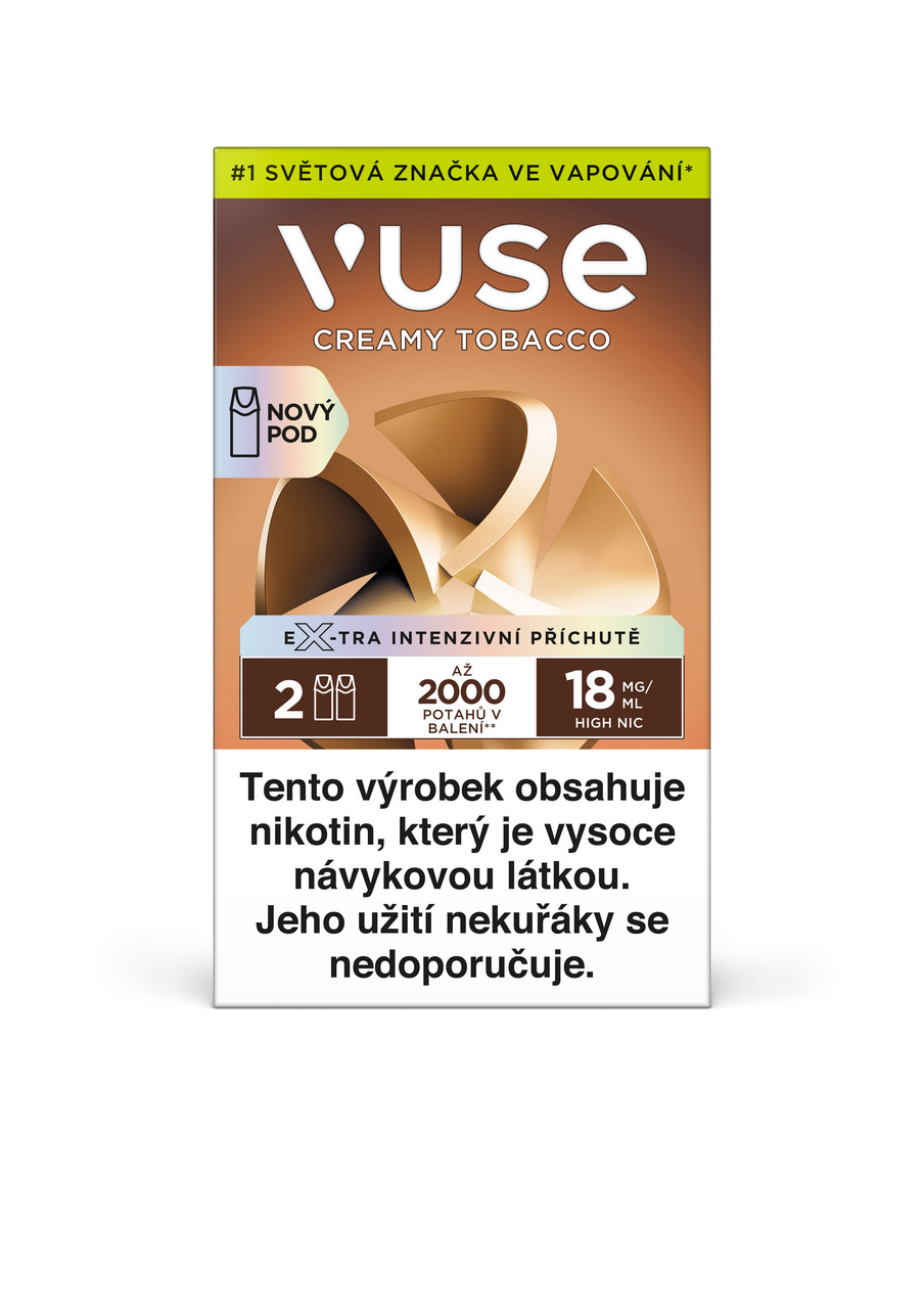 VUSE Pod Creamy Tobacco 18 mg kolek R bal. 1 ks