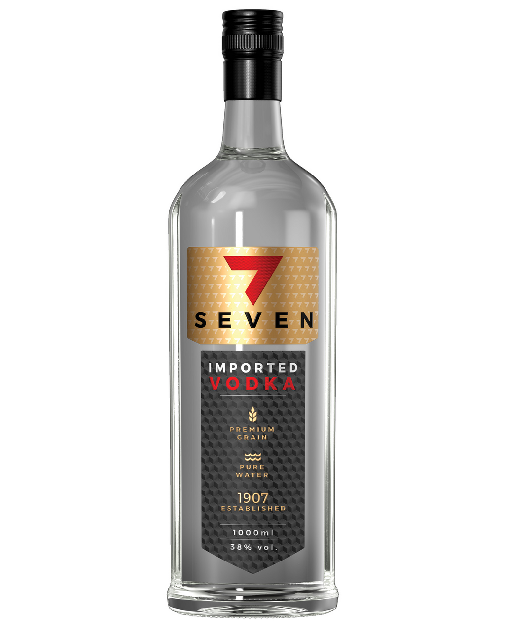 SEVEN Vodka 38% 1 ks
