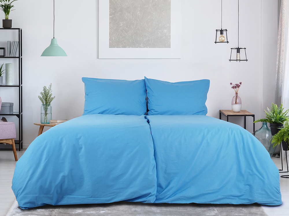 B.E.S. PETROVICE Povlečení kapsa 140 x 200 cm bavlna modrá 1 ks