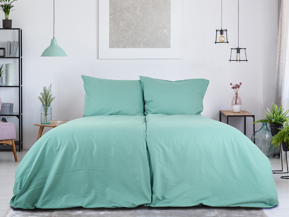 B.E.S. PETROVICE Povlečení kapsa 140 x 200 cm bavlna olivová 1 ks