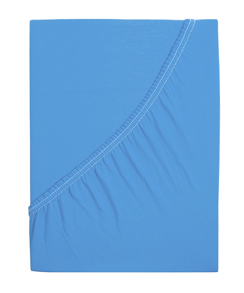 B.E.S. PETROVICE Prostěradlo 180 x 200 cm jersey nebe 1 ks