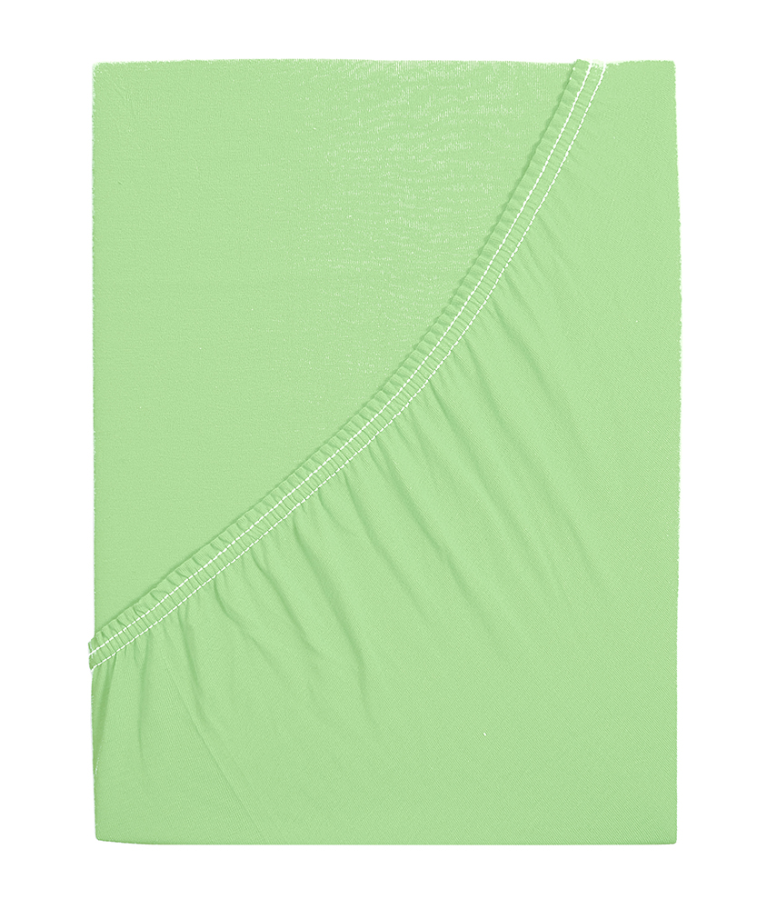 B.E.S. PETROVICE Prostěradlo 180 x 200 cm jersey zelená 1 ks