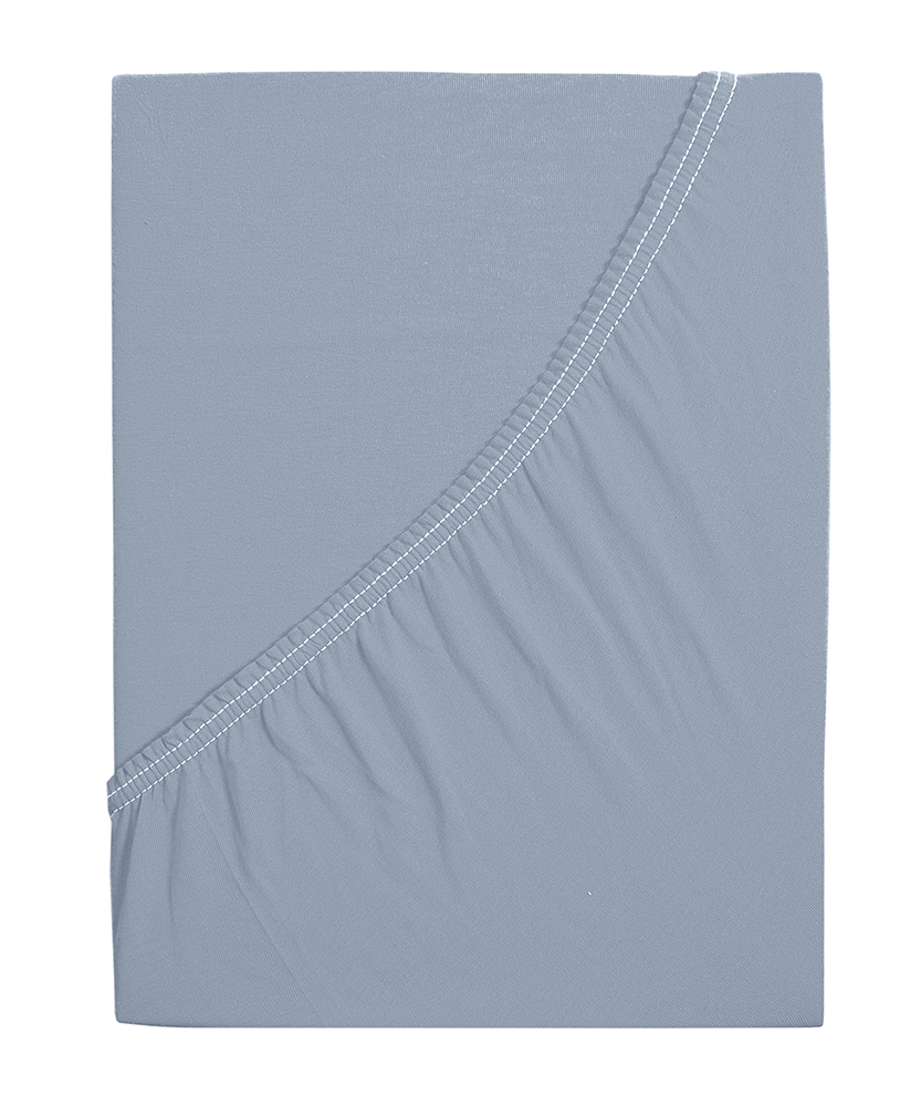 B.E.S. PETROVICE Prostěradlo 180 x 200 cm jersey šedá 1 ks