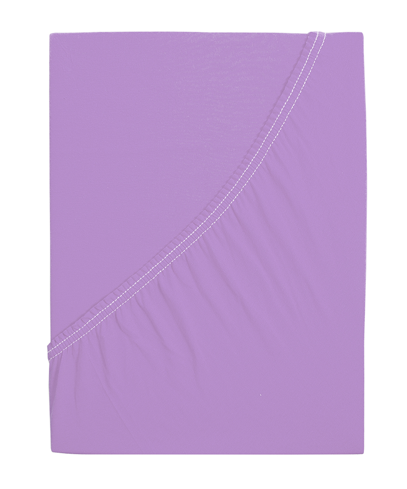 B.E.S. PETROVICE Prostěradlo 180 x 200 cm jersey fialová 1 ks