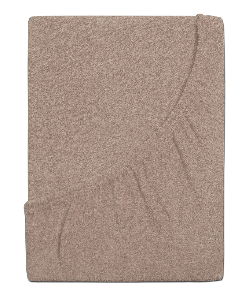 B.E.S. PETROVICE Prostěradlo 90 x 200 cm froté ořech 1 ks