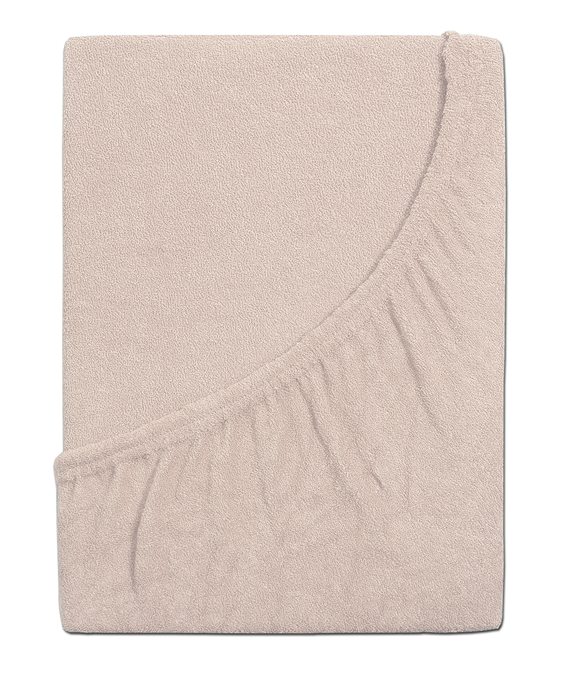 B.E.S. PETROVICE Prostěradlo 180 x 200 cm froté káva 1 ks