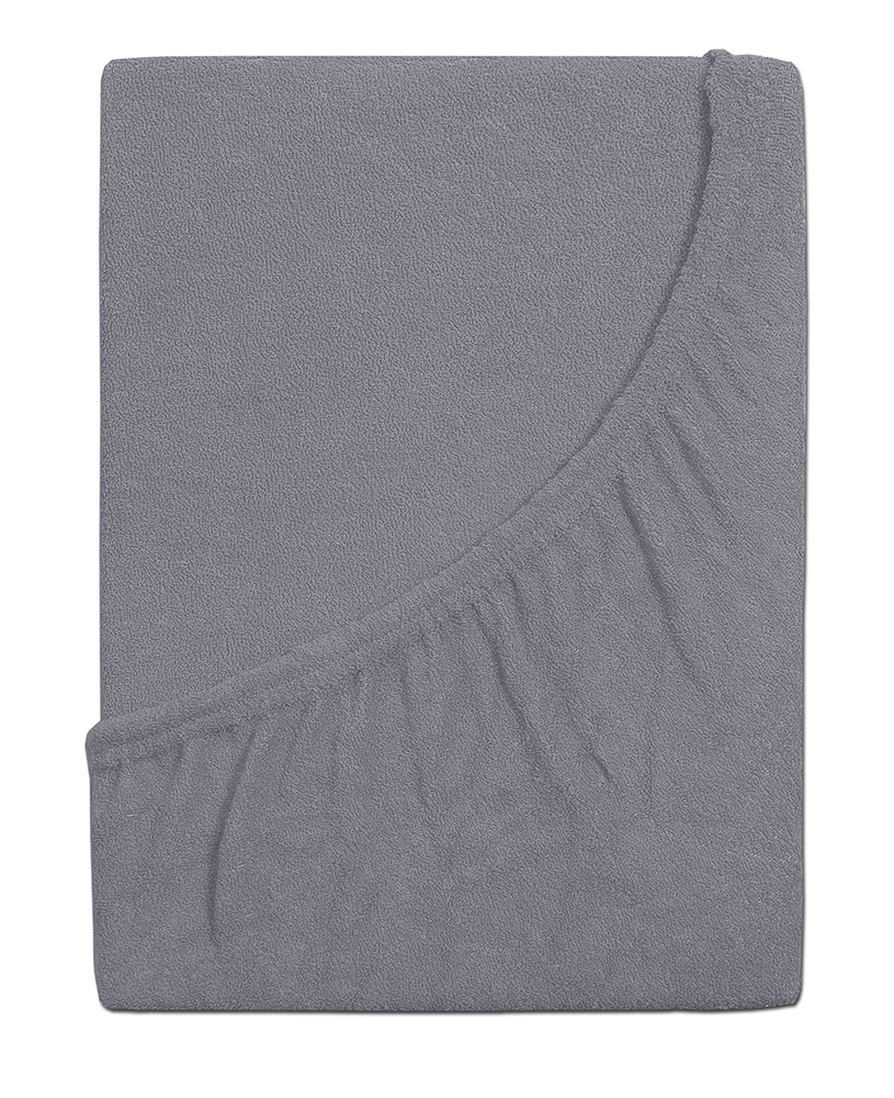 B.E.S. PETROVICE Prostěradlo 180 x 200 cm froté šedá 1 ks