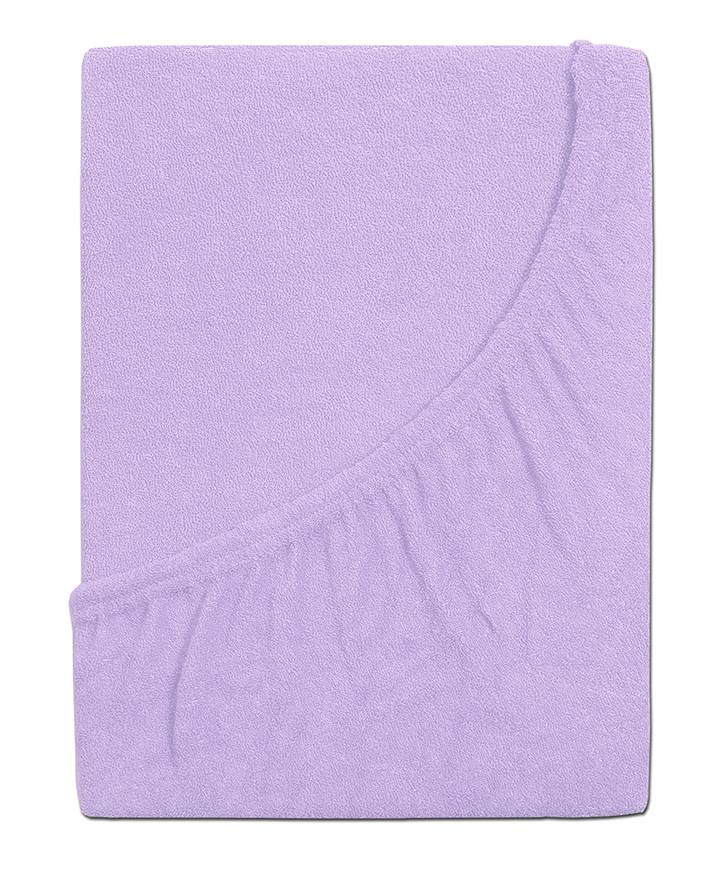 B.E.S. PETROVICE Prostěradlo 180 x 200 cm froté fialová 1 ks